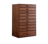 XFLSDHGD Jewellry Organizer Case Extra Large Wooden Jewelry Box for Women 10 Drawers Storage Box Organizer Container Box of Solild Wood for Jewelries, Watches, Necklace, Ring, Sto