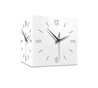 XFLSDHGD Living Room Sided Corner Wall Clock No Punch Household Clock Wall Sconce Clock Hanging Wall(Size:26 * 26 * 26cm)