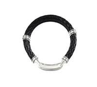 XFLSDHGD New 2026 Unisex Lane Leather Bracelets, 5 Deals Heart Gift In Silver, Europe Style DIY Punk Fashion Jewelry For Men&Women Decoration Luxury With You Accessories Trendy Best For Women And Men