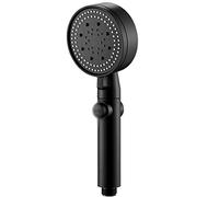 XFLSDHGD Shower Head Water Saving Black 5 Mode Adjustable High Pressure Shower -Key Stop Water Massage Eco Shower Bathroom (Color : D, Size : 1PS) (D 1PS)