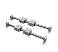 XFLSDHGD Sliding rail linear bearing slider block 4pcs SCS12UU Linear Guide Rail Bearing Slider Block + 2pcs Linear Rail 12mm Linear Shaft 200-550mm + 4pcs SK12 Shaft Support(330mm)