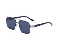XFLSDHGD Vintage Sunglasses For Men Luxury Sunglasses Women Retro Square Rimless Fashion Glasses