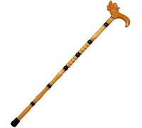 XFLSDHGD Wooden Cane Walking Stick Solid Wood Engraving Faucet Handle Walking Stick Old Man Crutches WoodenCanes for Men and Women