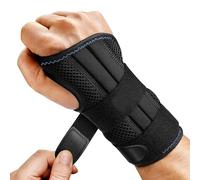 XFLYP Wrist Support with 3 Stays, Helps Relieve Tendinitis Arthritis Carpal Tunnel Pain, Adjustable Day Night Carpal Tunnel Wrist Splint for Men and Women, Reduces Recovery Time(Right)