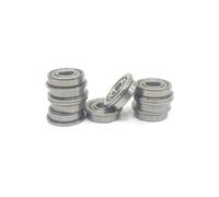 XFMZFUBD 10pcs F623ZZ F624ZZ F625ZZ F626ZZ F634ZZ F635ZZ Flange Ball Bearing(F635ZZ)