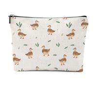 XFN 1 PCs 2 PCs Animal Lovers Gifts, Flamingo Capybara Cow Bunny Sloth Duck Horse Gifts Makeup Bag Cosmetic Bag, Multicolor 0084, 9.6 x 6.5 inches