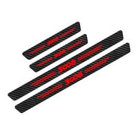 XFNWT 4 Pcs Car Sill Protectors Strips for Peu-geot Carbon Fiber Car Door Sill Protector Scuff Guard Stickers Guard Bumper Sticker Anti Scratch Guards Sill Scuff Cover Panel Step,3008 Red