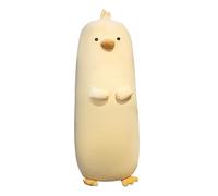 XFNWT Giant Plush Body Pillow, Ultra Soft Stuffed Animal Hugging Pillow for Adults Kids Cuddle Pillow for Side Sleeping, Bedroom Decor, Anxiety Comfort Gifts,Yellow-70cm