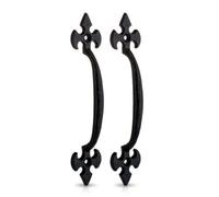 Xfort 160mm Black Fleur De Lys Door Handle Pull