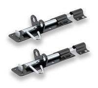 Xfort 2 Pack Brenton Padbolt 150mm (6"), Black