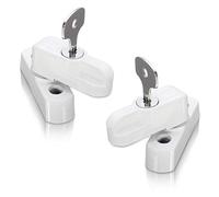 XFORT® 2 Pack Door Jammer and Window Locks for uPVC Doors and Windows - French Doors Security Lock - Locking sash Jammers for UPVc Doors & Windows - A Quick Low-Cost Home Security Solution.