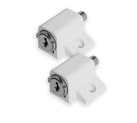 Xfort 2 Pack White Patio Door Lock & Window Locks For Upvc Windows & Doors