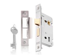 Xfort 3 Lever Polished Chrome Mortice Sashlock 65mm