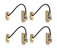 Xfort 4 Pack Viper Key Locking Cable Window Restrictor In Polished Brass