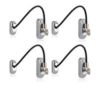 Xfort 4 Pack Viper Key Locking Cable Window Restrictor In Polished Chrome