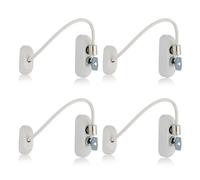 Xfort 4 Pack Viper Key Locking Cable Window Restrictor In White
