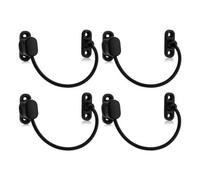 Xfort 4 Pack Viper Thumbturn Locking Cable Window Restrictor In Black