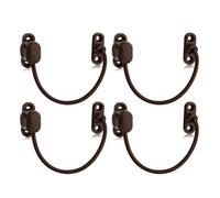 Xfort 4 Pack Viper Thumbturn Locking Cable Window Restrictor In Brown