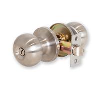 Xfort Bello Entrance Knob Set Satin Chrome For Internal Doors