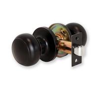 Xfort Bello Passage Knob Set Matt Black For Internal Wooden Doors