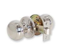 Xfort Bello Passage Knob Set Polished Chrome For Internal Wooden Doors