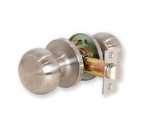 Xfort Bello Passage Knob Set Satin Chrome For Internal Wooden Doors