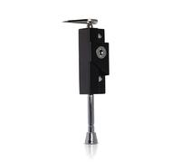 XFORT Black Multi-Purpose Door Bolt - Universal Sliding Bolt Lock with Keys for Internal and External - Garage Door Lock, Gate Bolt Lock, Shed Latch