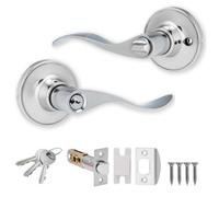 Xfort Cabriole Entrance Knob Set Polished Chrome For Internal Doors