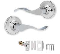 Xfort Cabriole Passage Knob Set Polished Chrome For Internal Wooden Doors