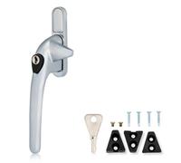 Xfort Cockspur Left Window Handle Installation Kit In Satin Chrome