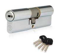 Xfort Colossus 3 Star Polished Chrome Euro Cylinder Lock 35Ex/35 (70mm)