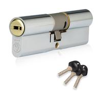 Xfort Colossus 3 Star Polished Chrome Euro Cylinder Lock 35Ex/35 (70mm)