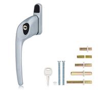 Xfort Cranked Left Window Handle Installation Kit In Satin Chrome