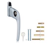 Xfort Cranked Right Window Handle Installation Kit In Satin Chrome