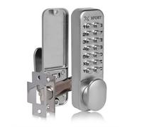 Xfort Digital Door Lock Satin Chrome, Keypad Combination Lock