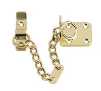 Xfort Door Chain Polished Brass, Narrow Design Door Limiter