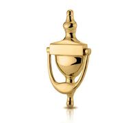 Xfort Door Knocker Polished Brass, Victorian Style