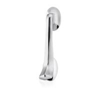 Xfort Door Knocker Polished Chrome, Victorian Scroll Style
