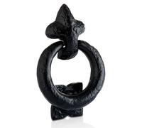 Xfort Fleur De Lys Black Antique Ring Door Knocker