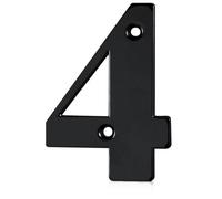 Xfort Front Door Number, Number 4, Black
