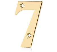 Xfort Front Door Number, Number 7, Polished Brass