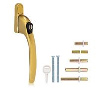 Xfort Inline Window Handle Installation Kit In Polished Brass