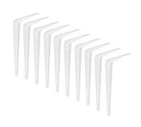 Xfort London Shelf Brackets White, 10 Pack, 6 X 5 Inch