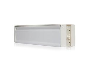 Xfort MailPlate Surround 10" Letterplate White, Premium Draught Proof Postal Letterbox, Telescopic Sleeved Letter Box For Wooden, Composite And uPVC Midrail Doors With 40-80mm Door Thickness.
