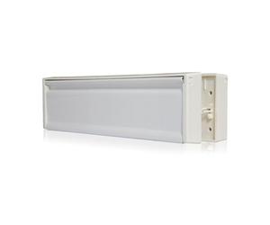 Xfort MailPlate Surround 12" Letterplate White, Premium Draught Proof Postal Letterbox, Telescopic Sleeved Letter Box for uPVC Doors with 20-40mm Door Thickness.