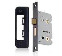 Xfort Matt Black Bathroom Lock 65mm