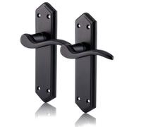 Xfort Matt Black London Suite Lever Latch Handles, Door Handles
