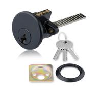 Xfort Matt Black Rim Cylinder, Night Latch Replacement Cylinder