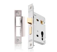 Xfort Polished Chrome Euro Profile Sashlock 75mm