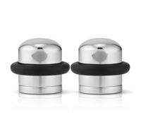 Xfort Polished Chrome Floor Mounted Door Stopper, 2 Pack